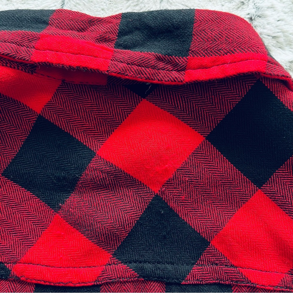 Red plaid button down - Picture 8 of 8